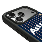 Houston Astros 1975-1981 - Cooperstown Collection Pinstripe Bump Phone Case for Apple iPhone
