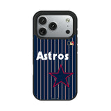 Houston Astros 1975-1981 - Cooperstown Collection Pinstripe Bump Phone Case