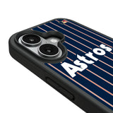 Houston Astros 1975-1981 - Cooperstown Collection Pinstripe Bump Phone Case for Apple iPhone