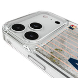 Houston Astros 1975-1981 - Cooperstown Collection Pinstripe Glitter Phone Case for Apple iPhone