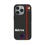 Houston Astros 1975-1981 - Cooperstown Collection Sidebar MagSafe Compatible Phone Case for Apple iPhone