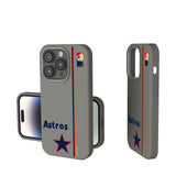 Houston Astros 1975-1981 - Cooperstown Collection Sidebar Soft Touch Phone Case for Apple iPhone