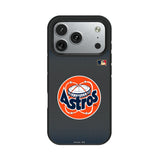 Houston Astros 1977-1993 - Cooperstown Collection Linen Bump Phone Case for Apple iPhone