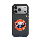 Houston Astros 1977-1993 - Cooperstown Collection Linen Bump Phone Case for Apple iPhone