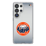 Houston Astros 1977-1993 - Cooperstown Collection Linen Clear Phone Case for Samsung Galaxy