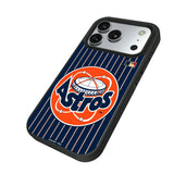 Houston Astros 1977-1993 - Cooperstown Collection Pinstripe Bump Phone Case for Apple iPhone