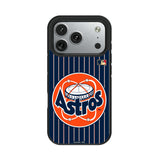 Houston Astros 1977-1993 - Cooperstown Collection Pinstripe Bump Phone Case for Apple iPhone