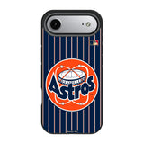Houston Astros 1977-1993 - Cooperstown Collection Pinstripe Bump Phone Case for Apple iPhone