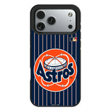 Houston Astros 1977-1993 - Cooperstown Collection Pinstripe Bump Phone Case for Apple iPhone