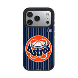 Houston Astros 1977-1993 - Cooperstown Collection Pinstripe Bump Phone Case for Apple iPhone