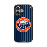 Houston Astros 1977-1993 - Cooperstown Collection Pinstripe Bump Phone Case for Apple iPhone