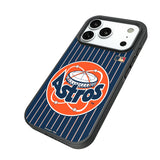 Houston Astros 1977-1993 - Cooperstown Collection Pinstripe Bump Phone Case for Apple iPhone