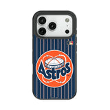 Houston Astros 1977-1993 - Cooperstown Collection Pinstripe Bump Phone Case for Apple iPhone