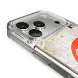 Houston Astros 1977-1993 - Cooperstown Collection Pinstripe Glitter Phone Case for Apple iPhone