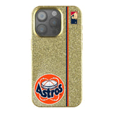 Houston Astros 1977-1993 - Cooperstown Collection Sidebar Bling Phone Case for Apple iPhone