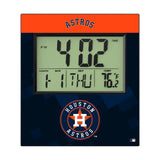 Houston Astros Color Block Wall Clock