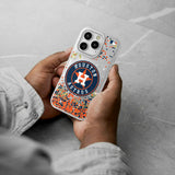 Houston Astros Confetti Glitter Phone Case for Apple iPhone
