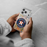 Houston Astros Confetti Glitter Phone Case for Apple iPhone
