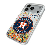 Houston Astros Confetti Glitter Phone Case for Apple iPhone