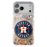 Houston Astros Confetti Glitter Phone Case for Apple iPhone