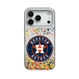 Houston Astros Confetti Glitter Phone Case for Apple iPhone
