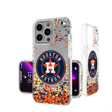 Houston Astros Confetti Glitter Phone Case for Apple iPhone