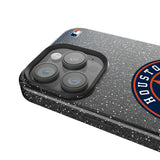 Houston Astros Linen Black Bling Phone Case for Apple iPhone