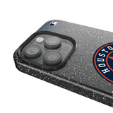 Houston Astros Linen Black Bling Phone Case for Apple iPhone