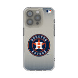Houston Astros Linen Clear Phone Case for Apple iPhone