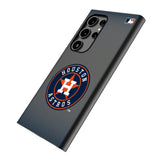 Houston Astros Linen MagSafe Compatible Phone Case for Samsung Galaxy