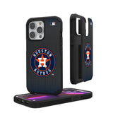 Houston Astros Linen Rugged Phone Case for Apple iPhone
