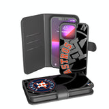 Houston Astros Monocolor Tilt Wallet Phone Case for Samsung Galaxy