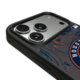 Houston Astros Paisley MagSafe Compatible Phone Case for Apple iPhone