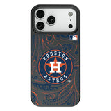 Houston Astros Paisley MagSafe Compatible Phone Case for Apple iPhone