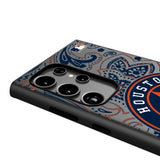 Houston Astros Paisley MagSafe Compatible Phone Case for Samsung Galaxy