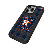 Houston Astros Plaid MagSafe Compatible Phone Case for Apple iPhone