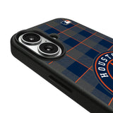 Houston Astros Plaid MagSafe Compatible Phone Case for Apple iPhone