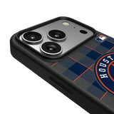 Houston Astros Plaid MagSafe Compatible Phone Case for Apple iPhone