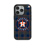 Houston Astros Plaid MagSafe Compatible Phone Case for Apple iPhone