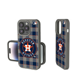 Houston Astros Plaid Soft Touch Phone Case for Apple iPhone