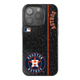 Houston Astros Sidebar Black Bling Phone Case for Apple iPhone