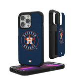 Houston Astros Solid Rugged Phone Case for Apple iPhone