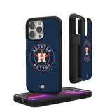 Houston Astros Solid Rugged Phone Case for Apple iPhone