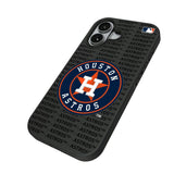 Houston Astros Text Backdrop Bump Phone Case for Apple iPhone