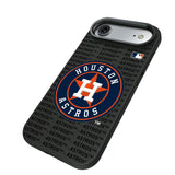 Houston Astros Text Backdrop Bump Phone Case for Apple iPhone