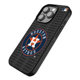 Houston Astros Text Backdrop Bump Phone Case for Apple iPhone
