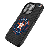 Houston Astros Text Backdrop Bump Phone Case for Apple iPhone