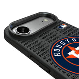 Houston Astros Text Backdrop Bump Phone Case for Apple iPhone