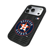 Houston Astros Text Backdrop Bump Phone Case for Apple iPhone