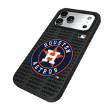 Houston Astros Text Backdrop Bump Phone Case for Apple iPhone
